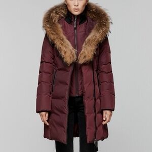 Mackage KAY down coat with natural fur Signature Collar-Medium